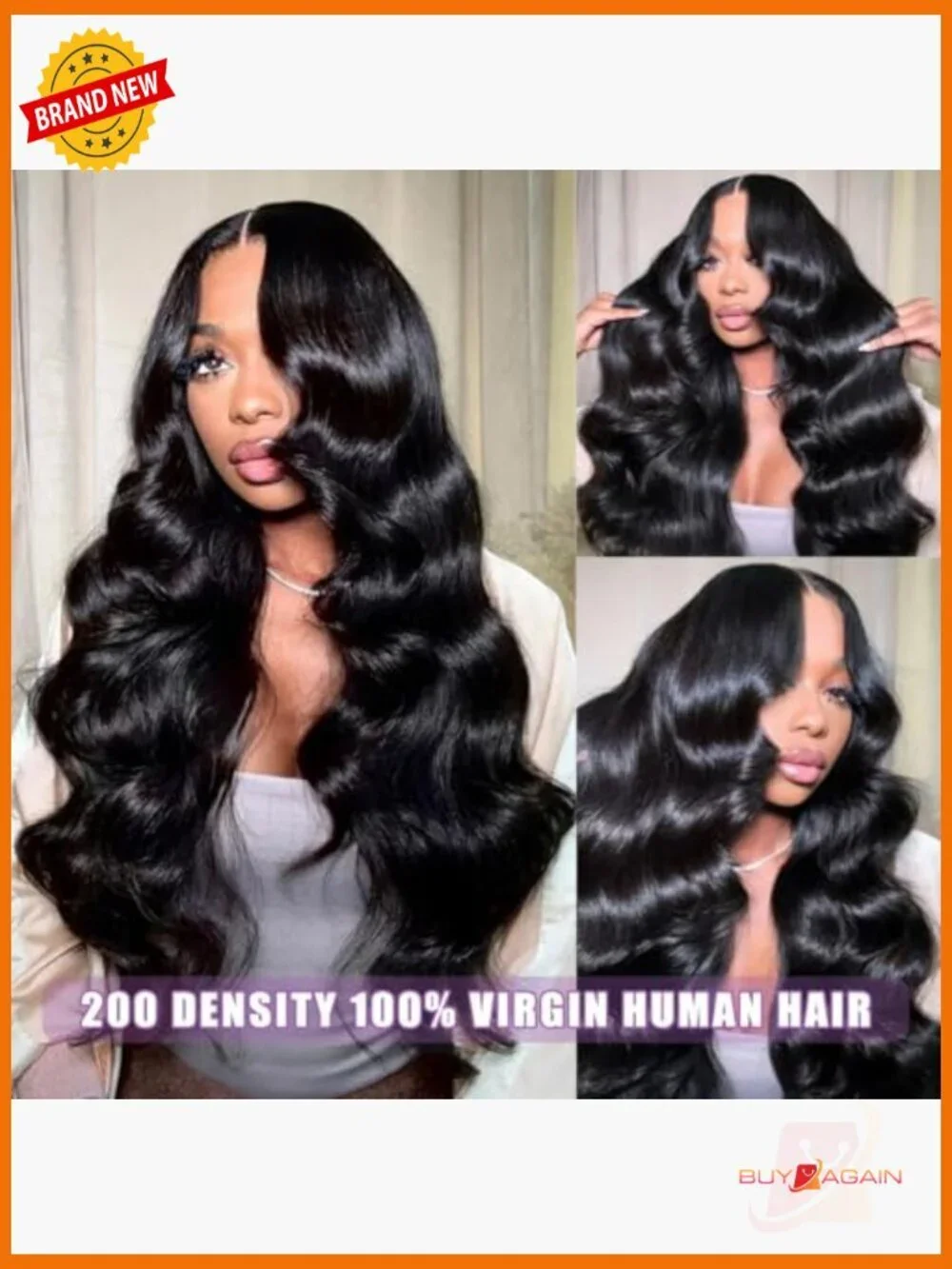 32 Inch 200 Density Body Wave Lace Front Wig HD 13x6 Pre Plucked Glueless